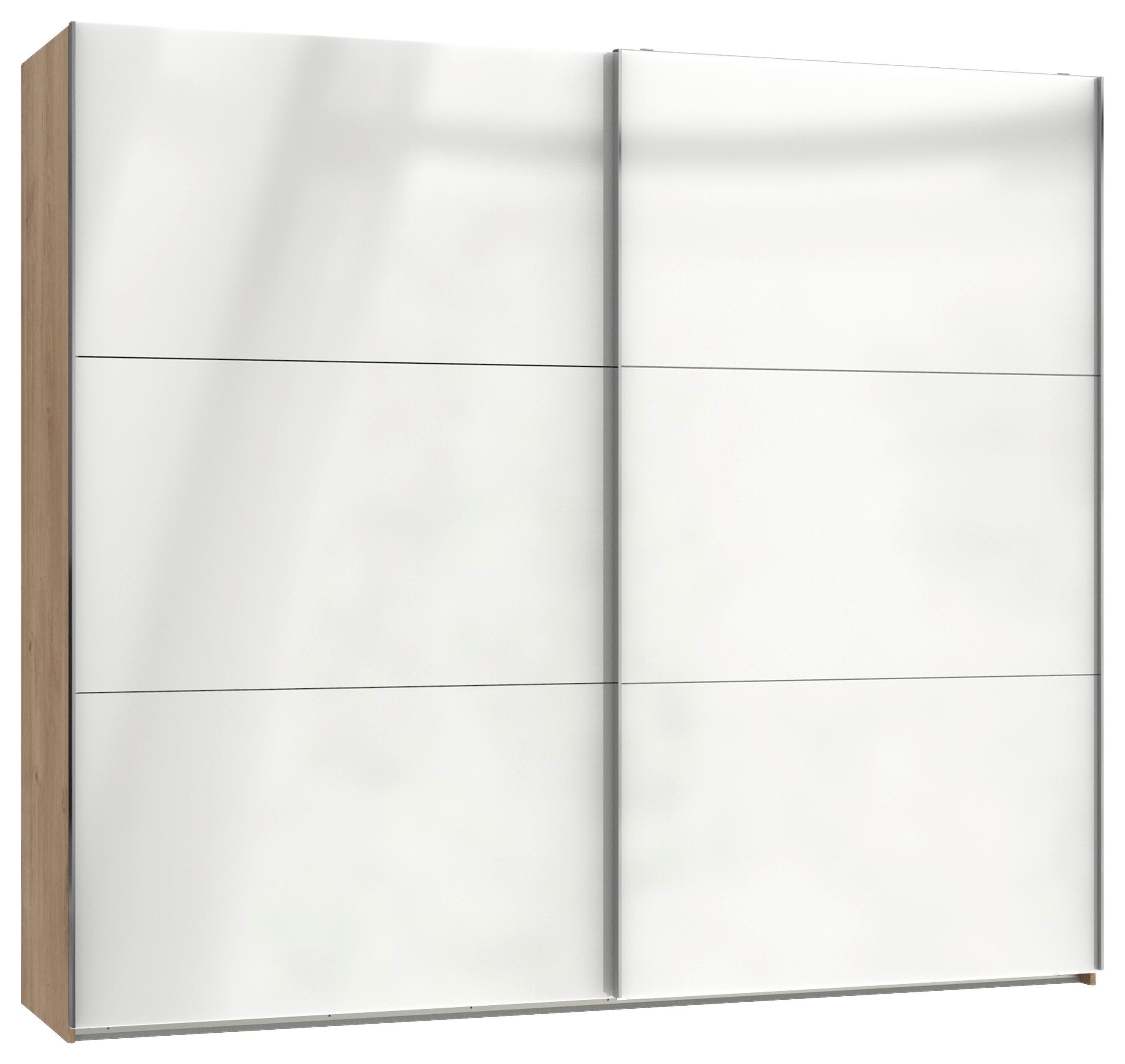 Ormar S Kliznim Vratima Level 36c - bijela/boje hrasta, Moderno, drvni materijal (250/216/65cm) - Modern Living