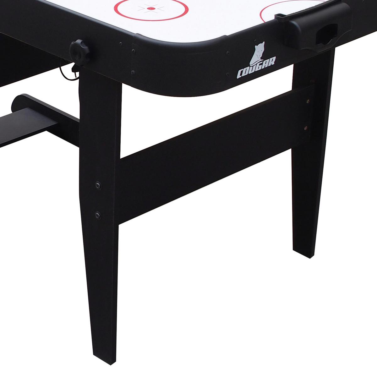 Airhockeytisch Icing, klappbar - Schwarz, KONVENTIONELL, Holz (73/79/152cm) - Ambia Garden