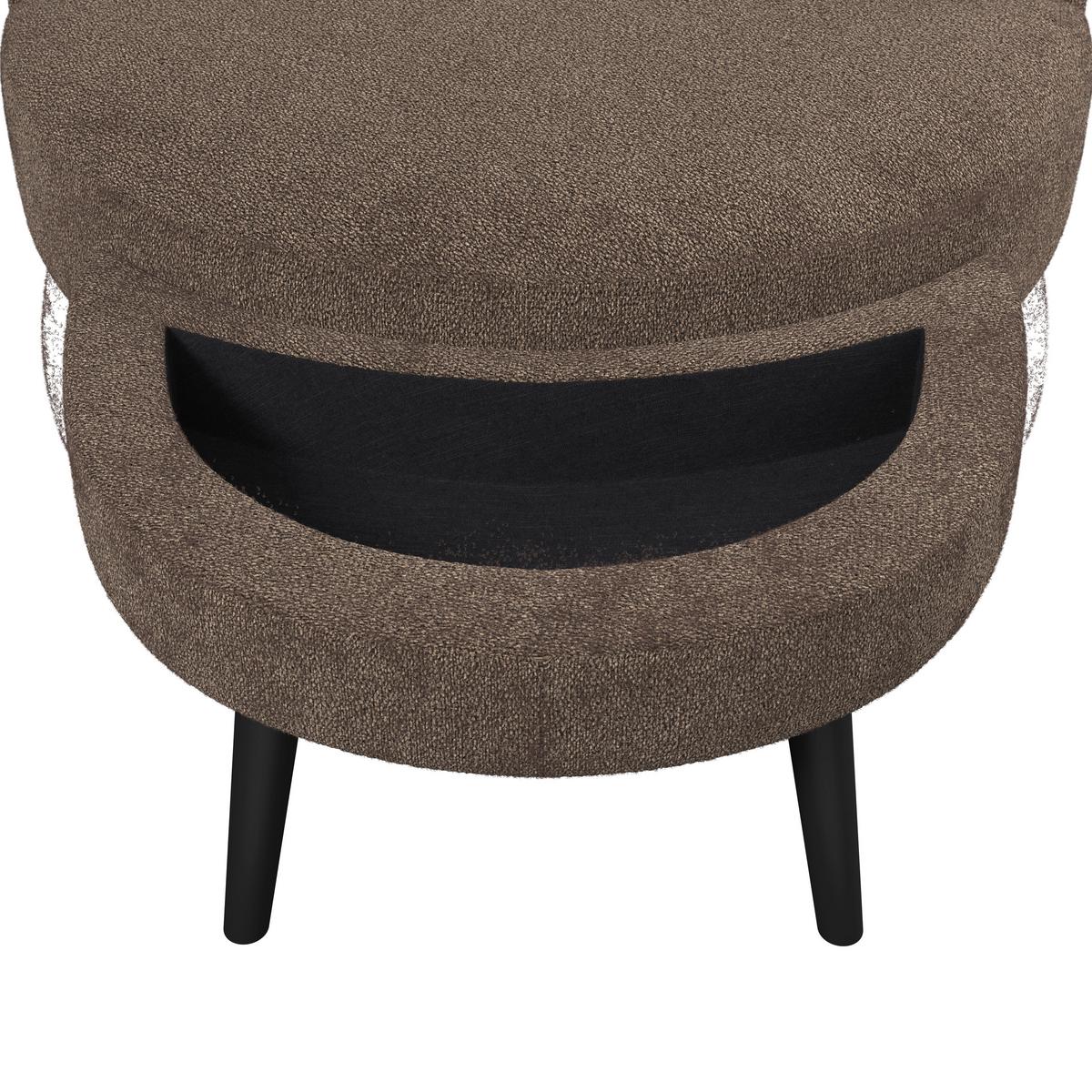 FOTOLIU BIANCA - maro, Modern, lemn/textil (109/83/148cm) - Bessagi Home