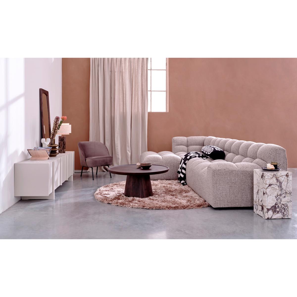 ECKSOFA Allure Braun S: 165x324cm - Schwarz/Braun, Design, Kunststoff/Textil (165/324cm) - Livetastic
