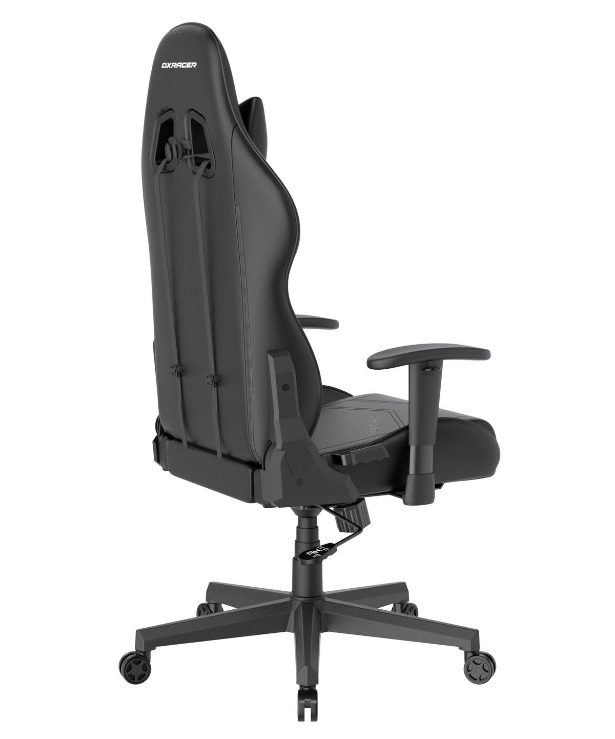 Gamingstuhl Prince Schwarz - Schwarz, KONVENTIONELL, Kunststoff/Textil (70/132/70cm) - Dxracer