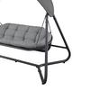 HAMMOCK HOLIDAY - ljusgrå/antracit, Modern, metall/textil (234,5/201/131,3cm) - Mömax
