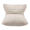 Sitzsack Marta Beige Webstoff - Beige, MODERN, Textil (81/56/71cm) - Bessagi Home