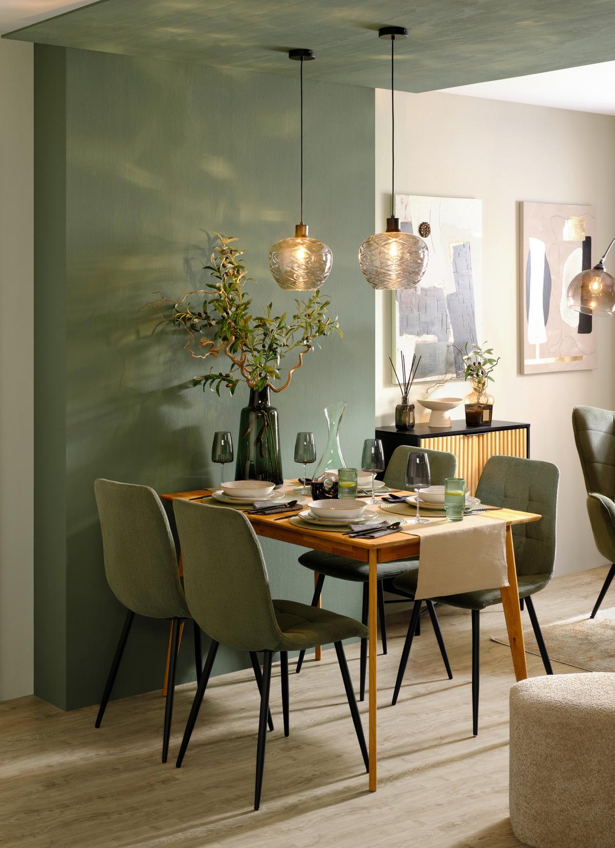 Függőlámpa Ruz - fekete, Modern, Üveg/fém (24/120cm) - Modern Living
