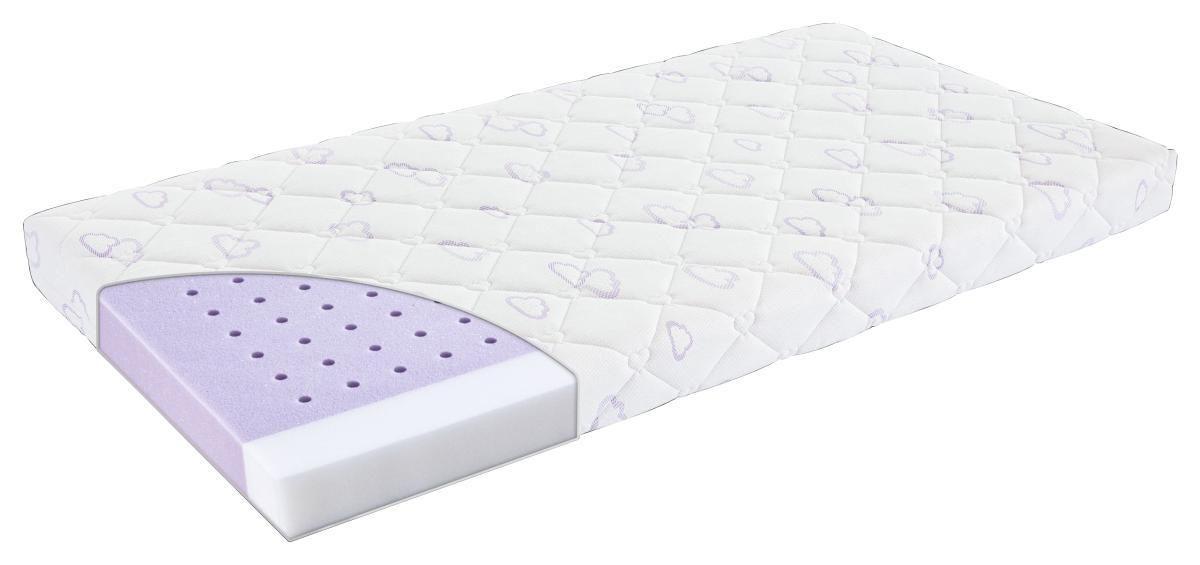 MATERAC DZIECIĘCY SILBERMOND - biały, Basics, tkanina (70/140cm) - Träumeland