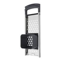 Nokedliszaggató Kiki - nemesacélszínű/sötétszürke, Konventionell, műanyag/fém (33/11cm) - Mömax