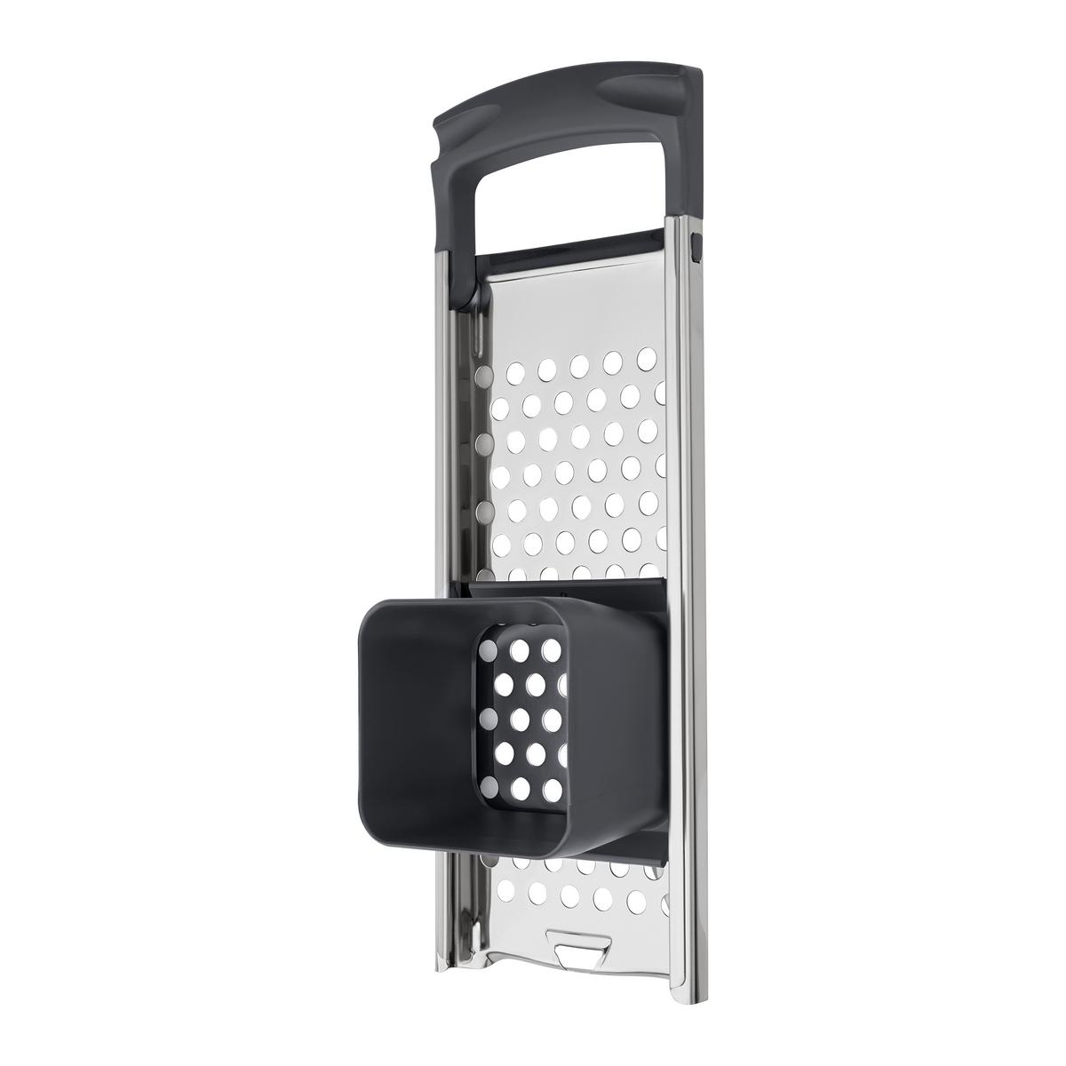 Nokedliszaggató Kiki - nemesacélszínű/sötétszürke, Konventionell, műanyag/fém (33/11cm) - Mömax