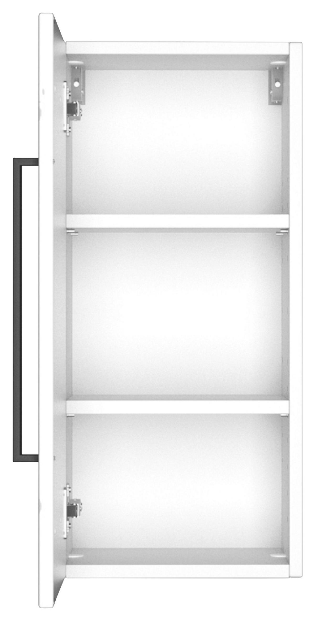 Oberschrank in Weiss 'Luzern' - Weiß, KONVENTIONELL, Holzwerkstoff (30/64/20cm) - Held