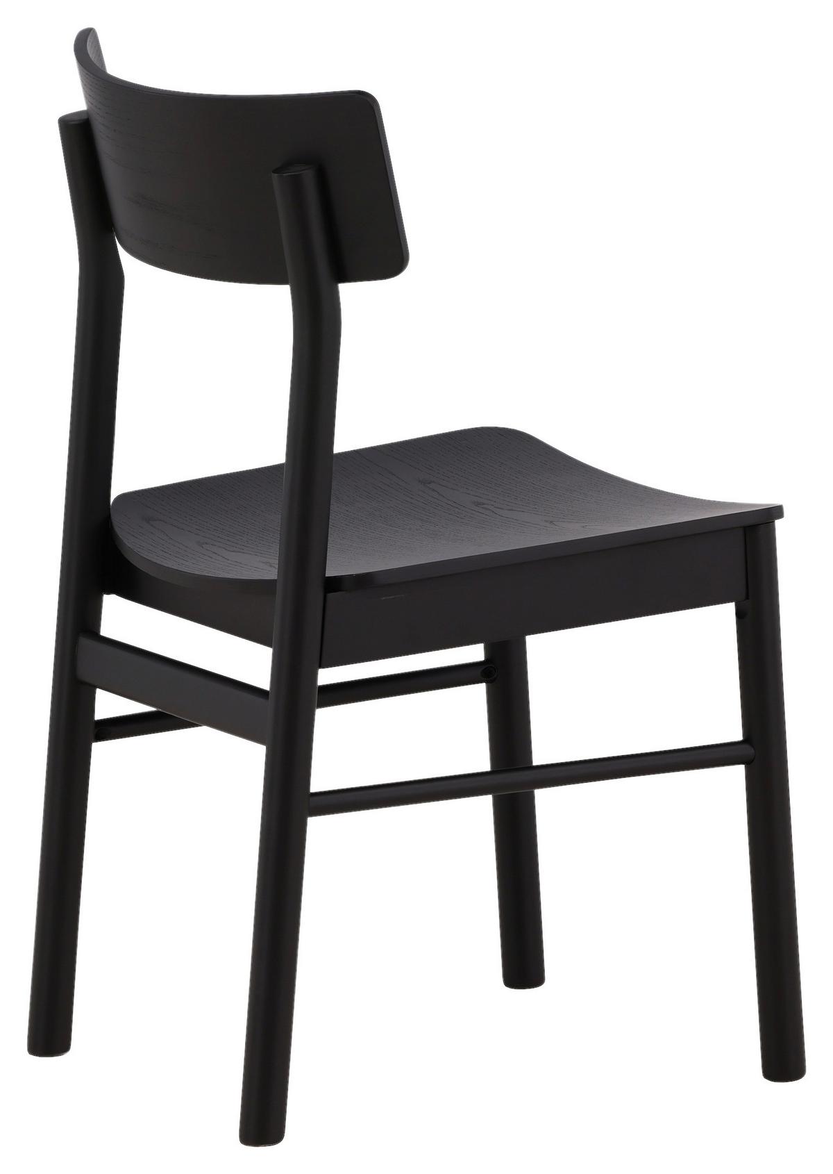 STUHL-SET MONTROS - Schwarz, Design, Holz/Holzwerkstoff (45.5/82/48cm) - Livetastic