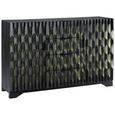 Sideboard in Schwarz/Goldfarben - Goldfarben/Schwarz, MODERN, Holz (140/90/42cm) - Premium Living Sideboard in Schwarz/Goldfarben - Goldfarben/Schwarz, MODERN, Holz (140/90/42cm) - Premium Living