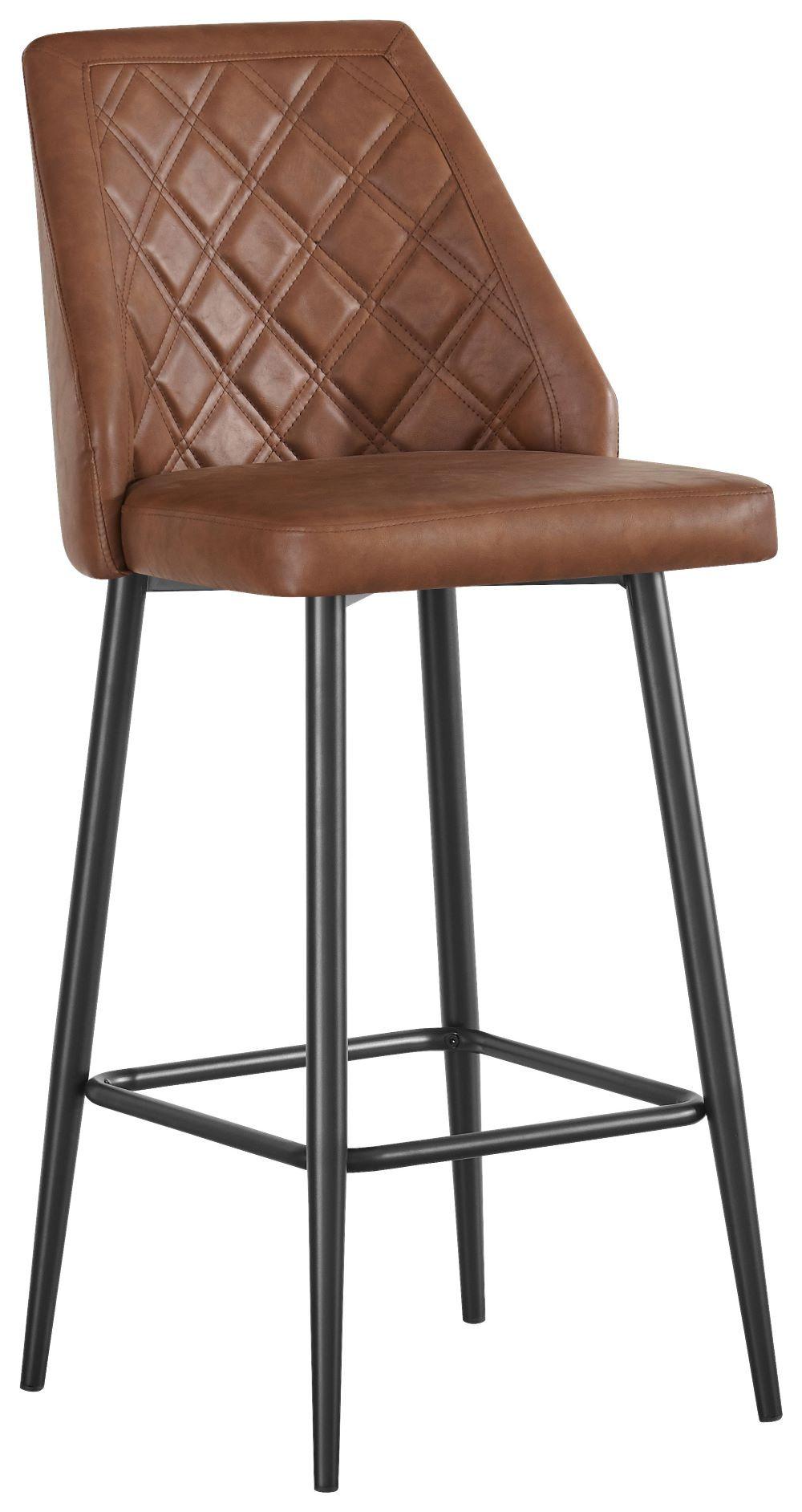 Barska Stolica Roy - konjak/crna, Moderno, drvo/metal (48/106/58cm) - Mömax