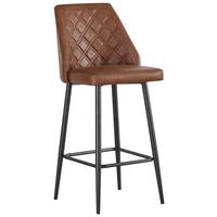 Barska Stolica Roy - konjak/crna, Moderno, drvo/metal (48/106/58cm) - Mömax