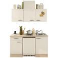 Kuhinjski Blok Venezia Valero - bela/hrast, Moderno, leseni material (150cm) Kuhinjski Blok Venezia Valero - bela/hrast, Moderno, leseni material (150cm)
