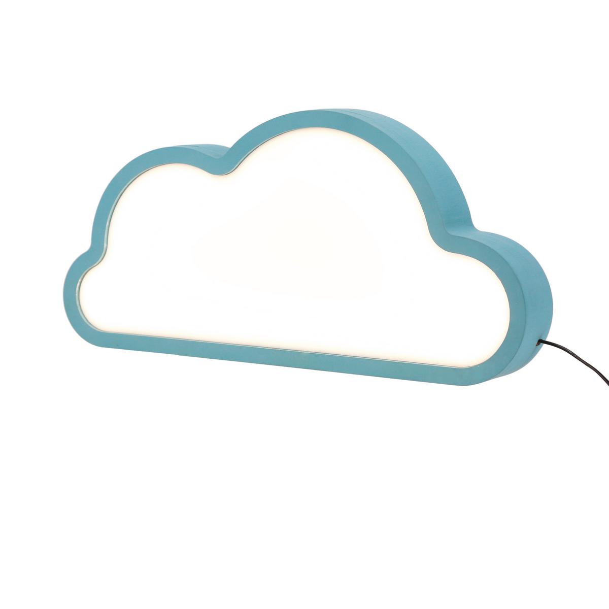 Dječja Stolna Svjetiljka Cloud - plava, Basics, drvni materijal/plastika (31/3.5/15cm)