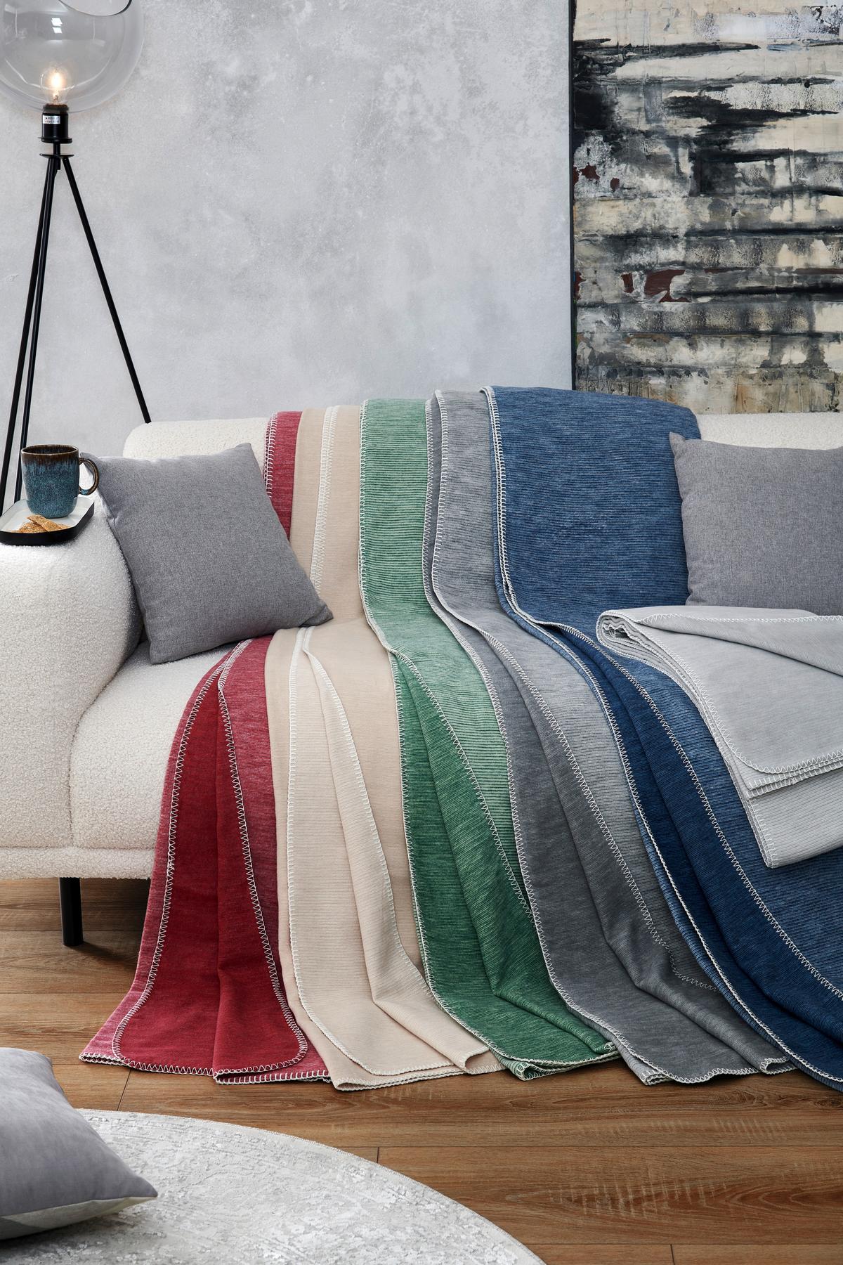 PLED LEELA - kolor naturalny, Basics, tkanina (140/200cm) - Bio:Vio