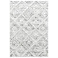 Webteppich Pisa Grau ca. 120x170cm - Grau, KONVENTIONELL, Textil (120/170cm)