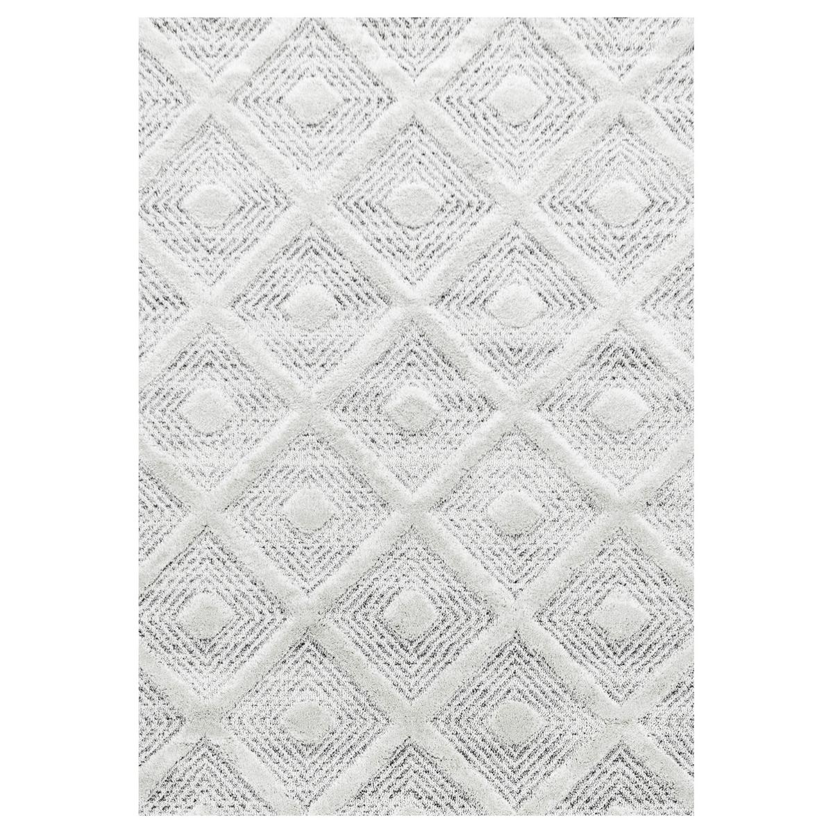 Webteppich Pisa Grau ca. 120x170cm - Grau, KONVENTIONELL, Textil (120/170cm)