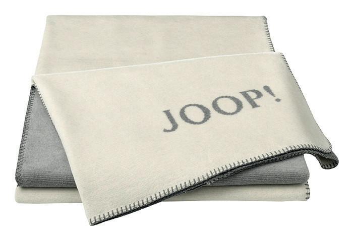 KOC DOMOWY JOOP! MELANGE-DOUBLEFACE - kolor naturalny/jasnoszary, Design, tkanina (150/200cm) - Joop!