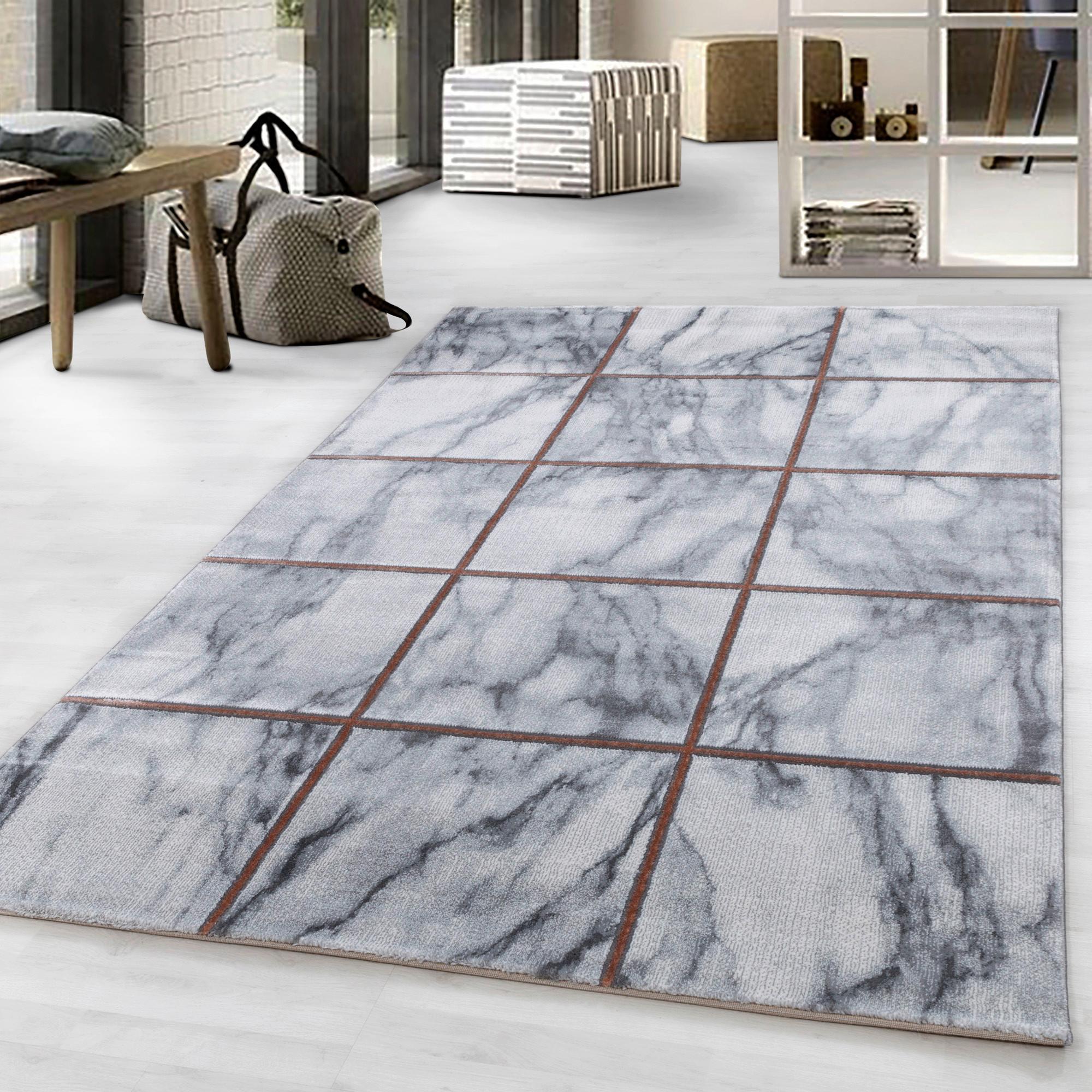 Webteppich Naxos Bronzefarben ca. 200x290cm - Bronzefarben, Design, Textil (200/290cm)