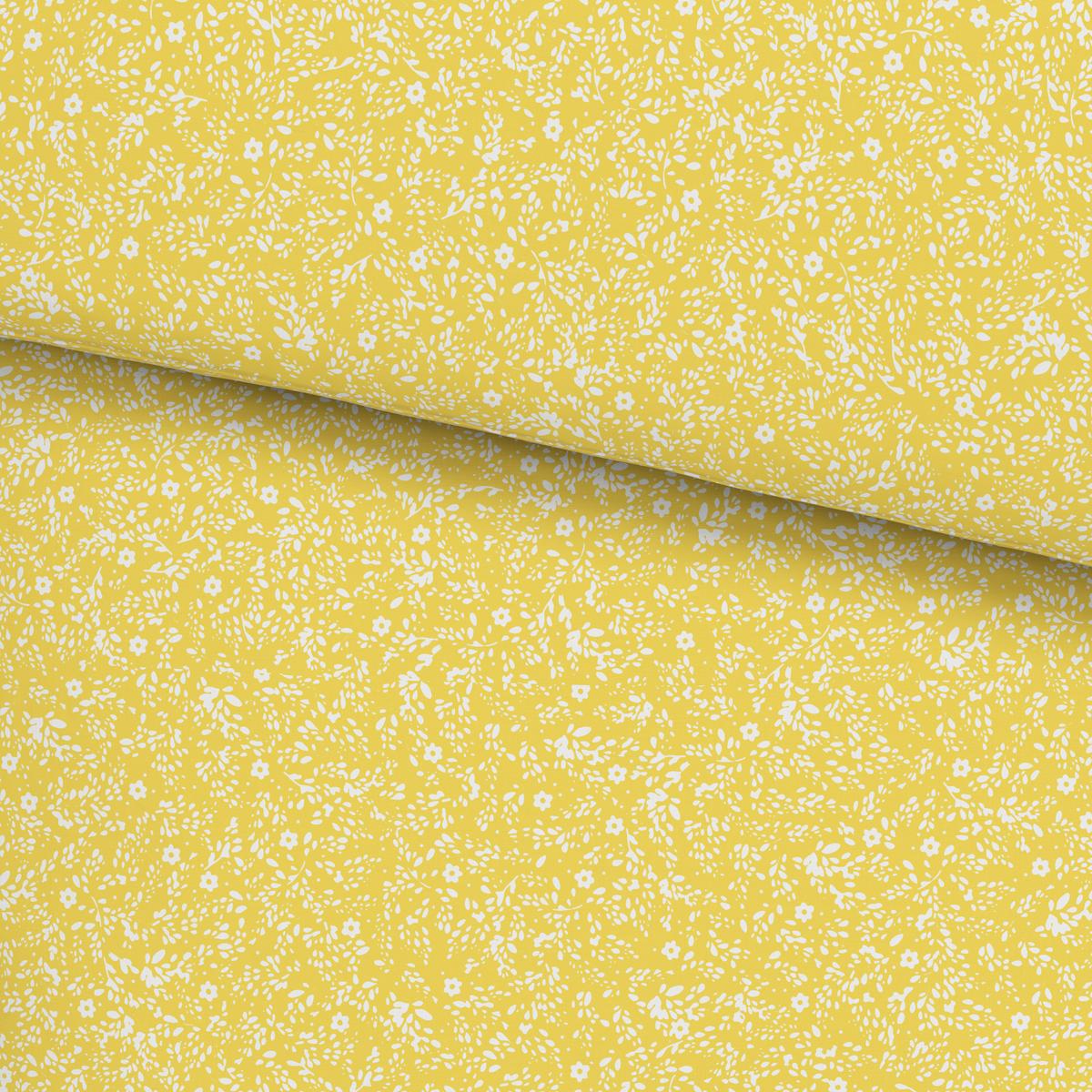 BETTWÄSCHESET BARN FLOWER - Weiss/Gelb, Konventionell, Textil (160/210cm) - Modern Living