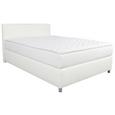 Postelja Boxspring Ascari - aluminij/bela, Moderno, umetna masa/tekstil (140/200cm) - Mömax modern living Postelja Boxspring Ascari - aluminij/bela, Moderno, umetna masa/tekstil (140/200cm) - Mömax modern living
