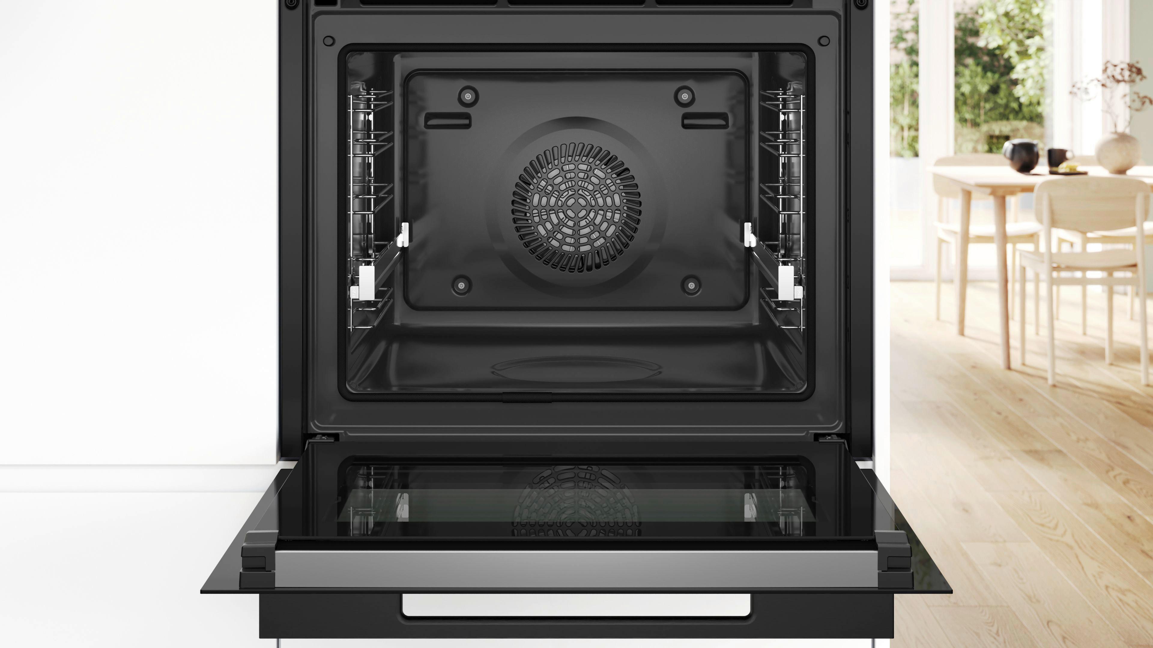 Einbaubackofen HRG978NB1 Schwarz - Schwarz, MODERN (59,4/59,5/54,8cm) - Bosch