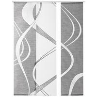 ZASŁONA PANELOWA WAVE - biały/szary, Design, tkanina (60/245cm) - Novel