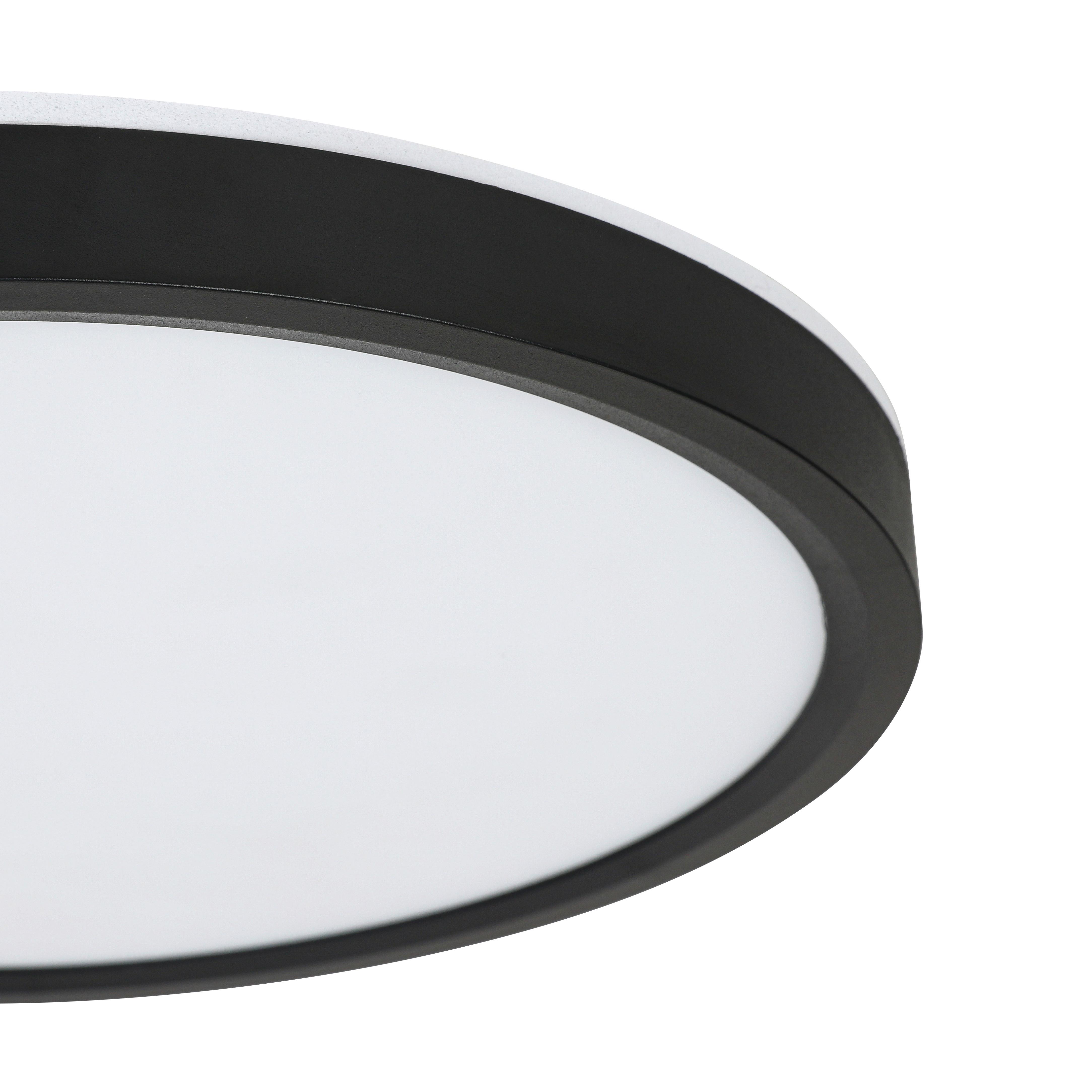 LED-TAKLAMPA TIR - vit/svart, Modern, plast (30/2,5cm) - Mömax