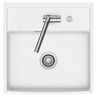 Spüle Kentro 60 Weiß ca. 59,5x61,8cm - Weiß, Keramik (59,5/61,8cm) - Systemceram