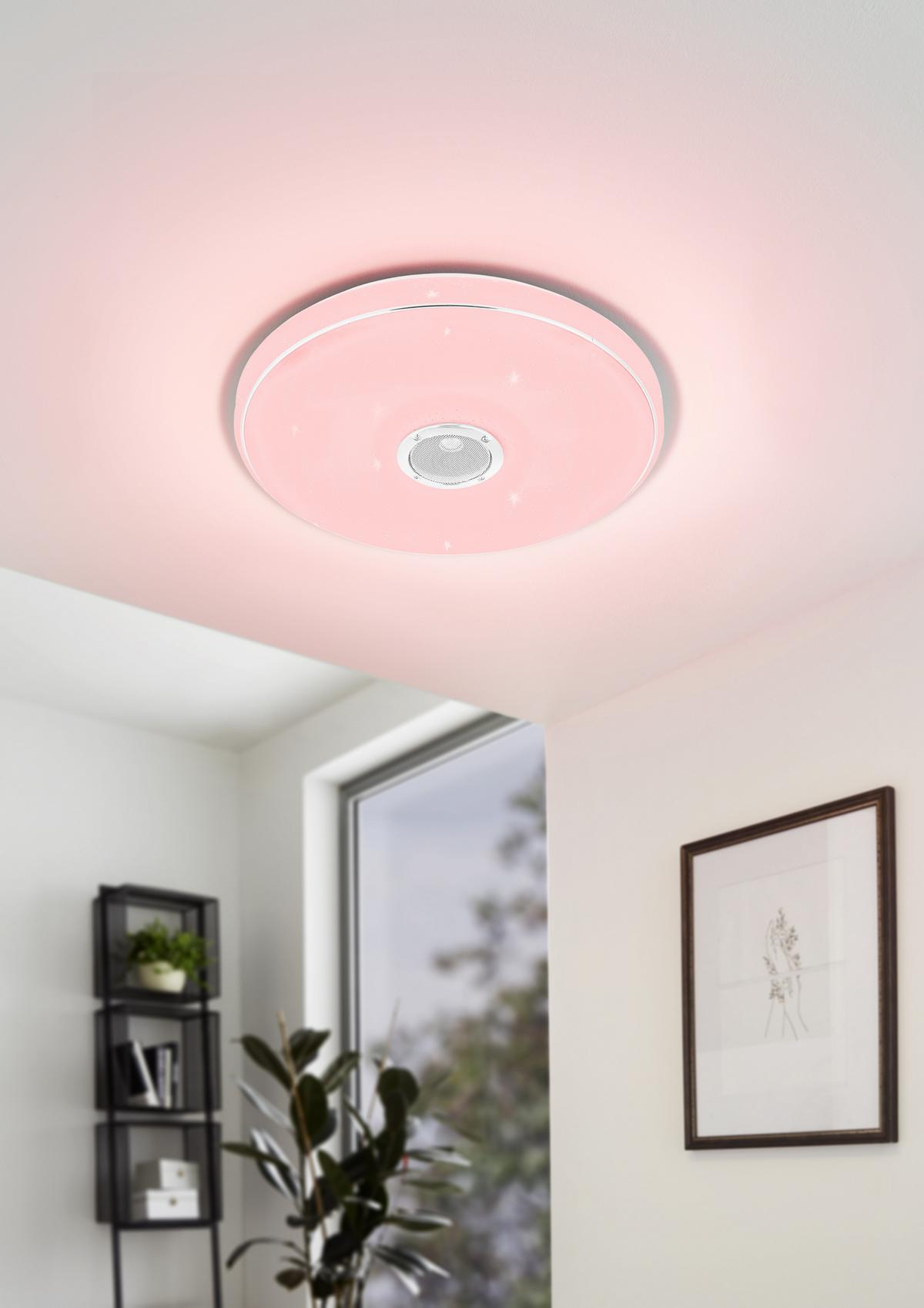 Led-deckenleuchte Milazzo - Weiss, Modern, Kunststoff (40/5,5cm) - Eglo