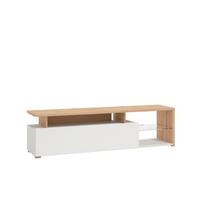 Lowboard Arctic Weiß/Eiche Artisan - Weiß/Eiche Artisan, MODERN, Holzwerkstoff (170/47/42cm) - Mömax