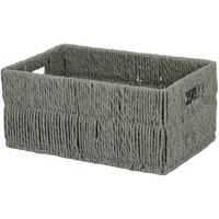Ukrasna Korpa M Lavel - siva, Konvencionalno, papir/metal (35/16/24cm) - Mömax