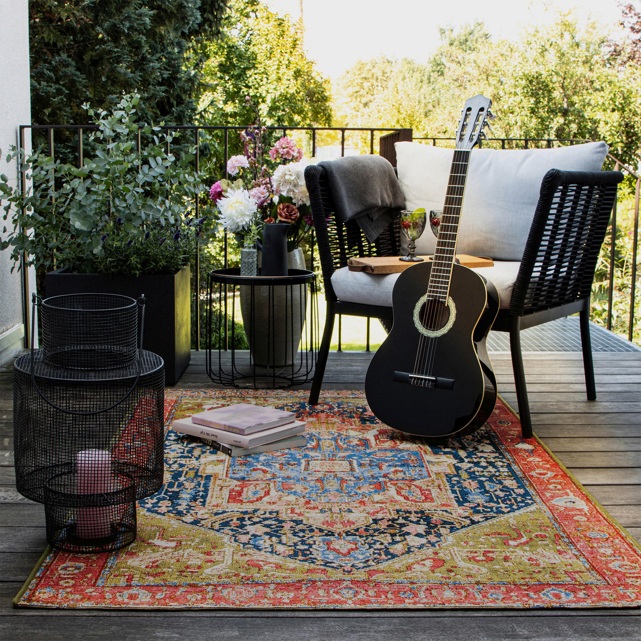 OUTDOORTEPPICH MY GOBELINA - Rot/Multicolor, Design, Textil (120/170cm) - Novel