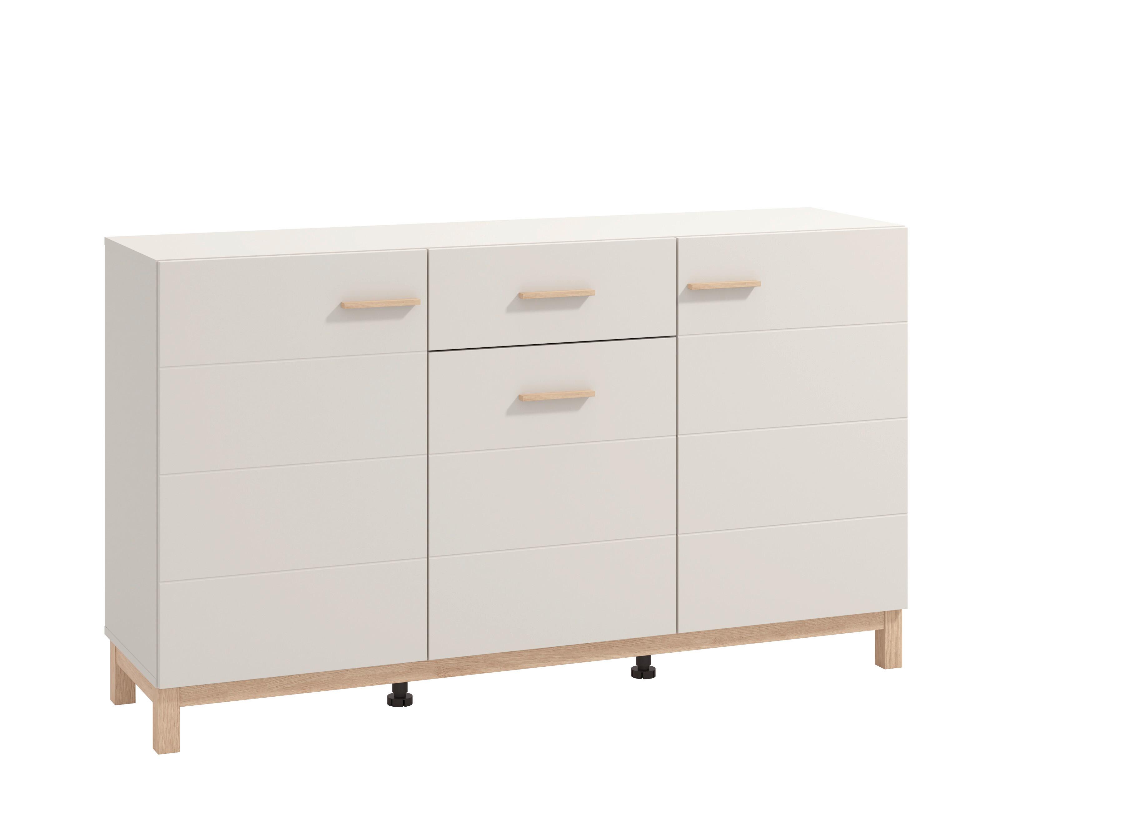 Sideboard Essex Ksm Kaschmir/Eiche Artisan - Kaschmir/Eiche Artisan, MODERN, Holzwerkstoff (154/94/41cm) - P & B