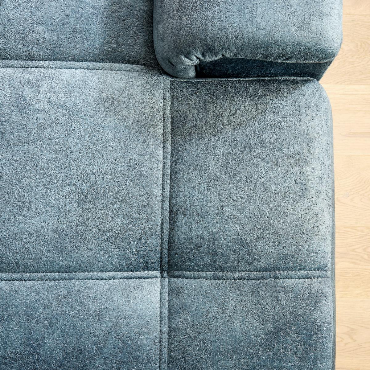 Kutna Garnitura Sierra - plavkastosiva/crna, Moderno, tekstil/metal (181/364/230cm) - Modern Living