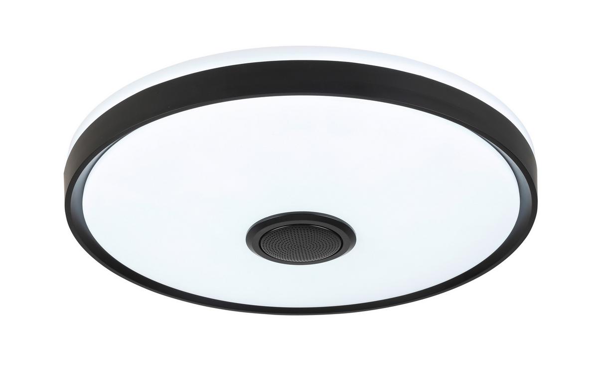 Led Smart Mennyezeti Lámpa Mirsada - fekete/fehér, műanyag/fém (42/8,5cm) - Premium Living