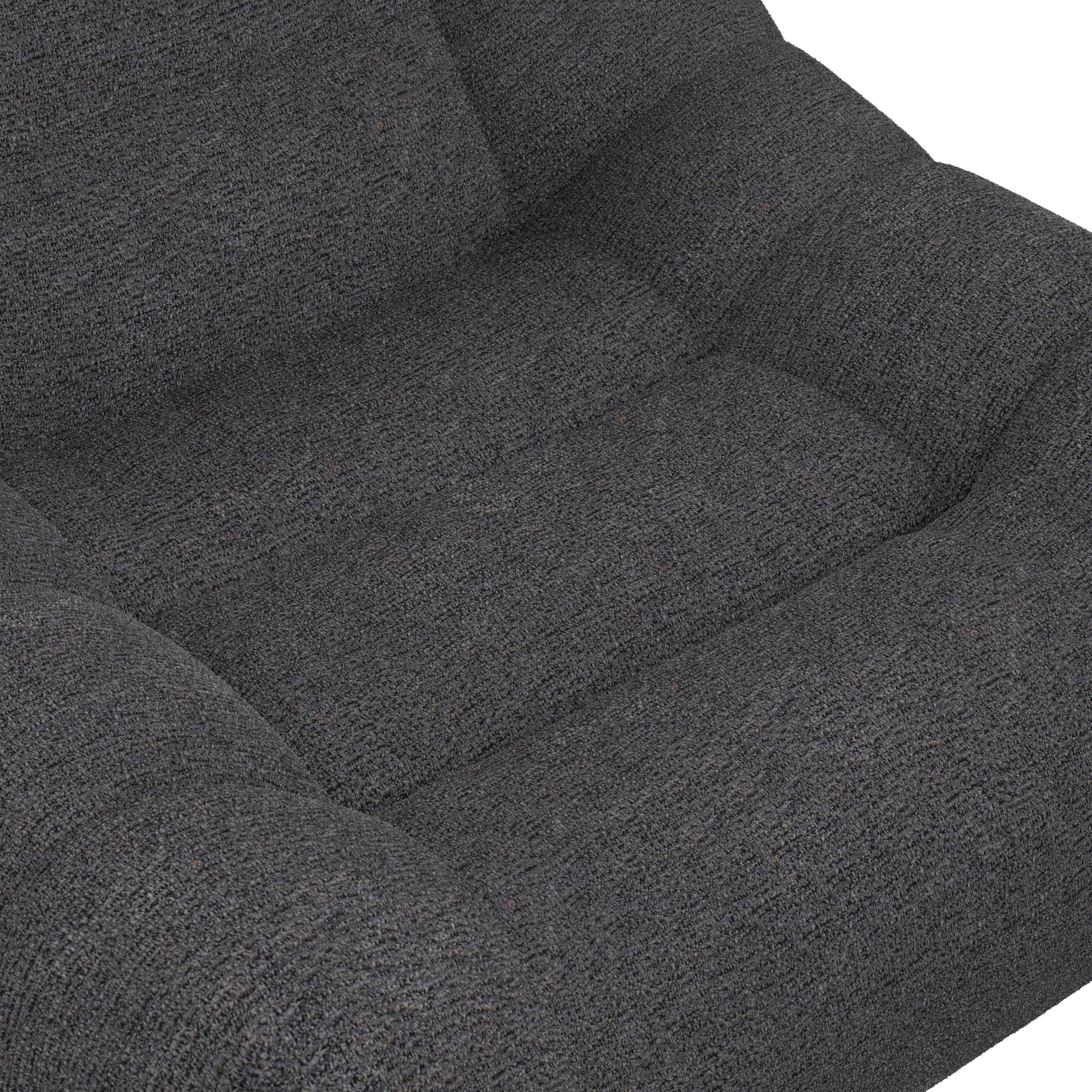 RELAXFÅTÖLJ LORENA - svart, Modern, metall/textil (101/83/95cm) - Bessagi Home