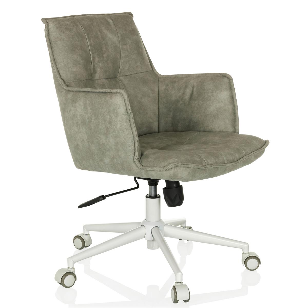 Vrtljivi Stol Solao Life, Siva - siva/bela, Moderno, kovina/umetna masa (54/85/70cm) - MID.YOU