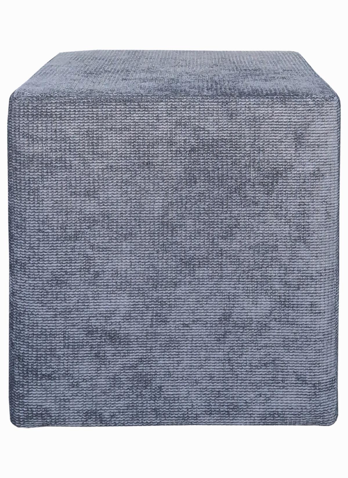 Tabure Kub - siva/crna, Moderno, drvni materijal/drvo (36/43/36cm) - Modern Living