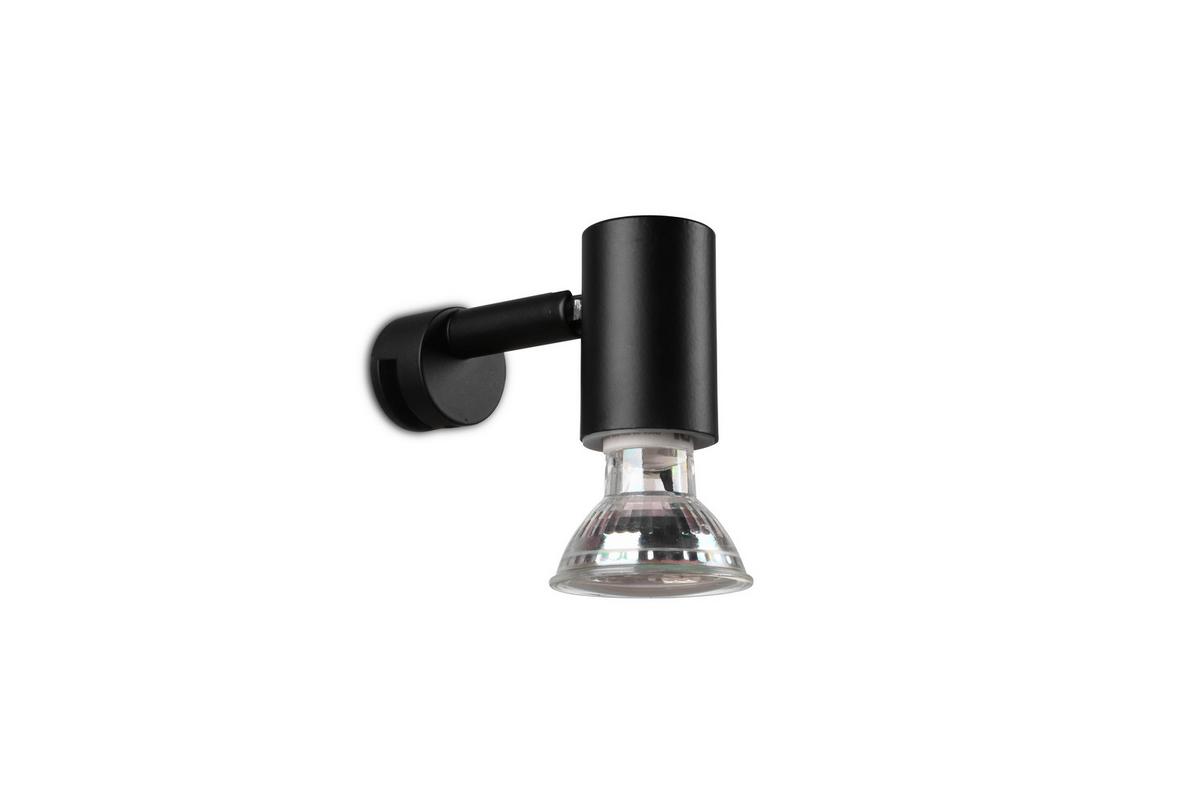Wandstrahler Lorenzo in Schwarz max. 5 Watt - Schwarz, Basics, Metall (3/5/10cm) - Trio Leuchten