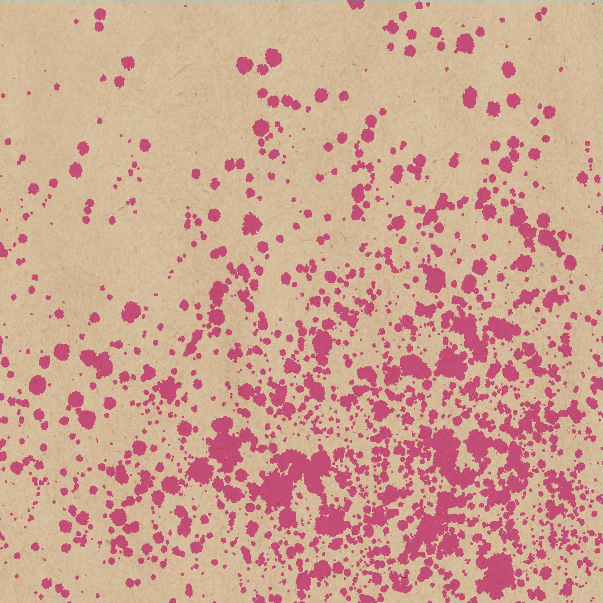 Serviette By Nature in Hellbraun ca. 33x33cm - Hellbraun/Pink, MODERN, Papier (33/33cm)