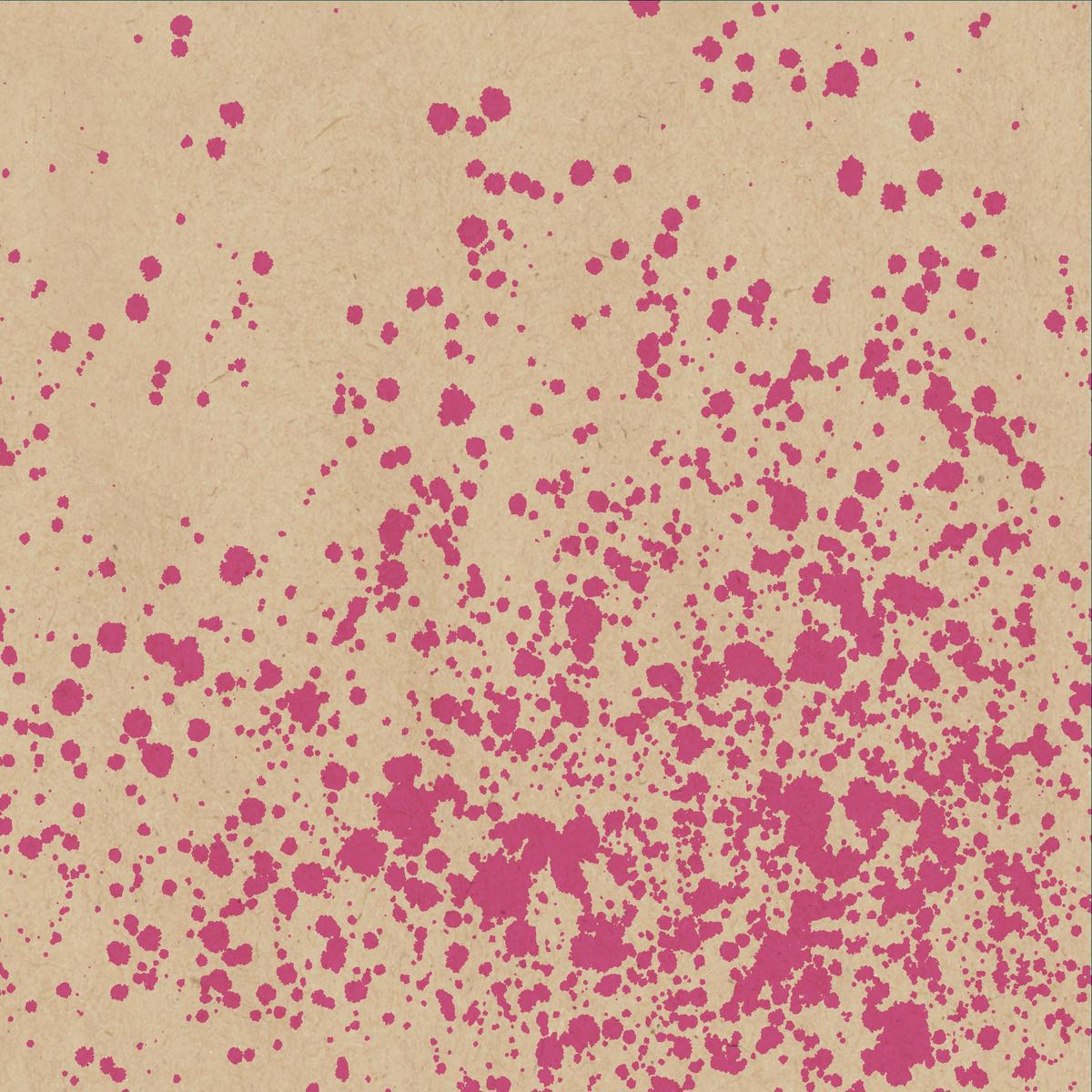 Serviette By Nature in Hellbraun ca. 33x33cm - Hellbraun/Pink, MODERN, Papier (33/33cm)