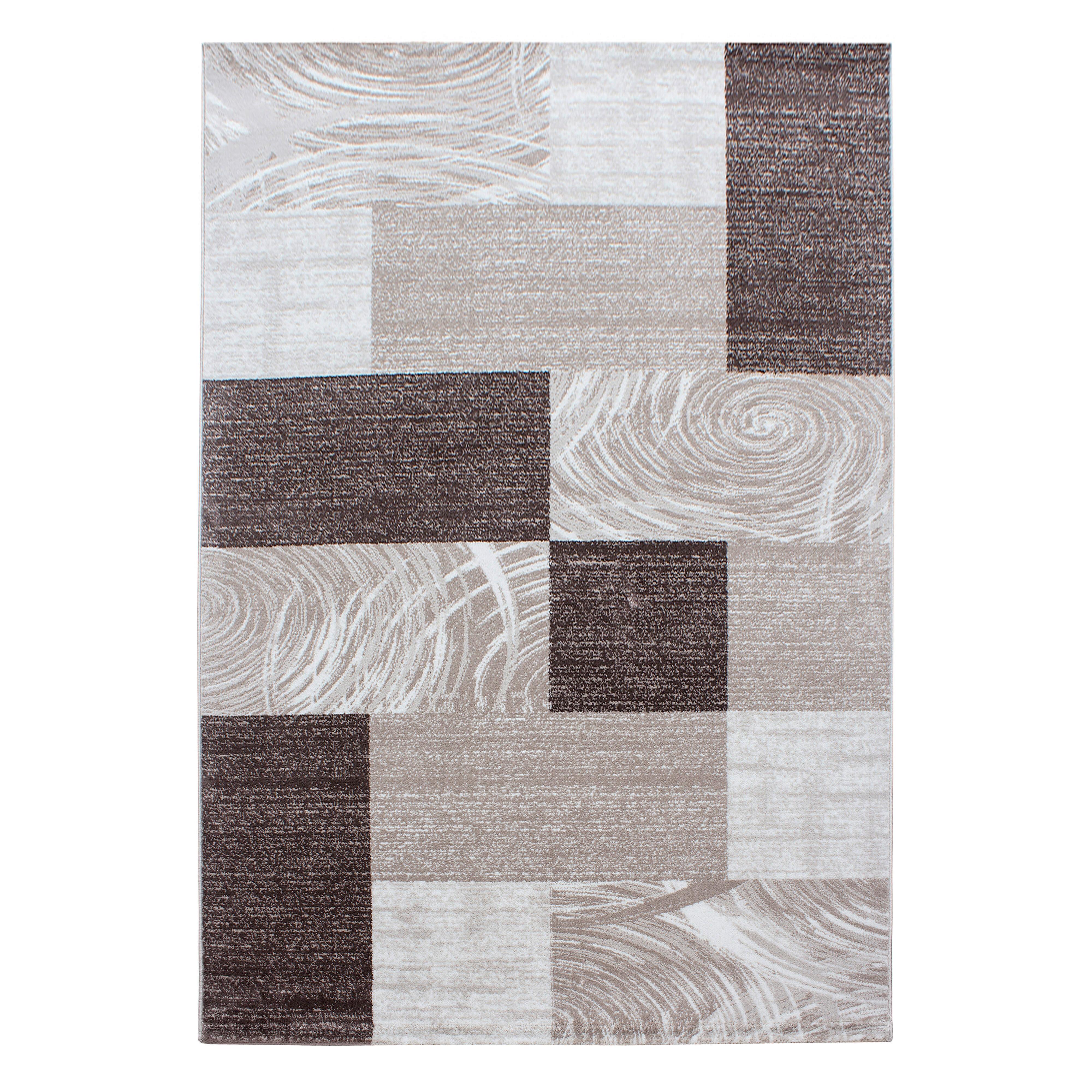 Ravno Tkana Preproga Parma, Rjava, 140x200cm - rjava, Design, tekstil (140/200cm) - Novel