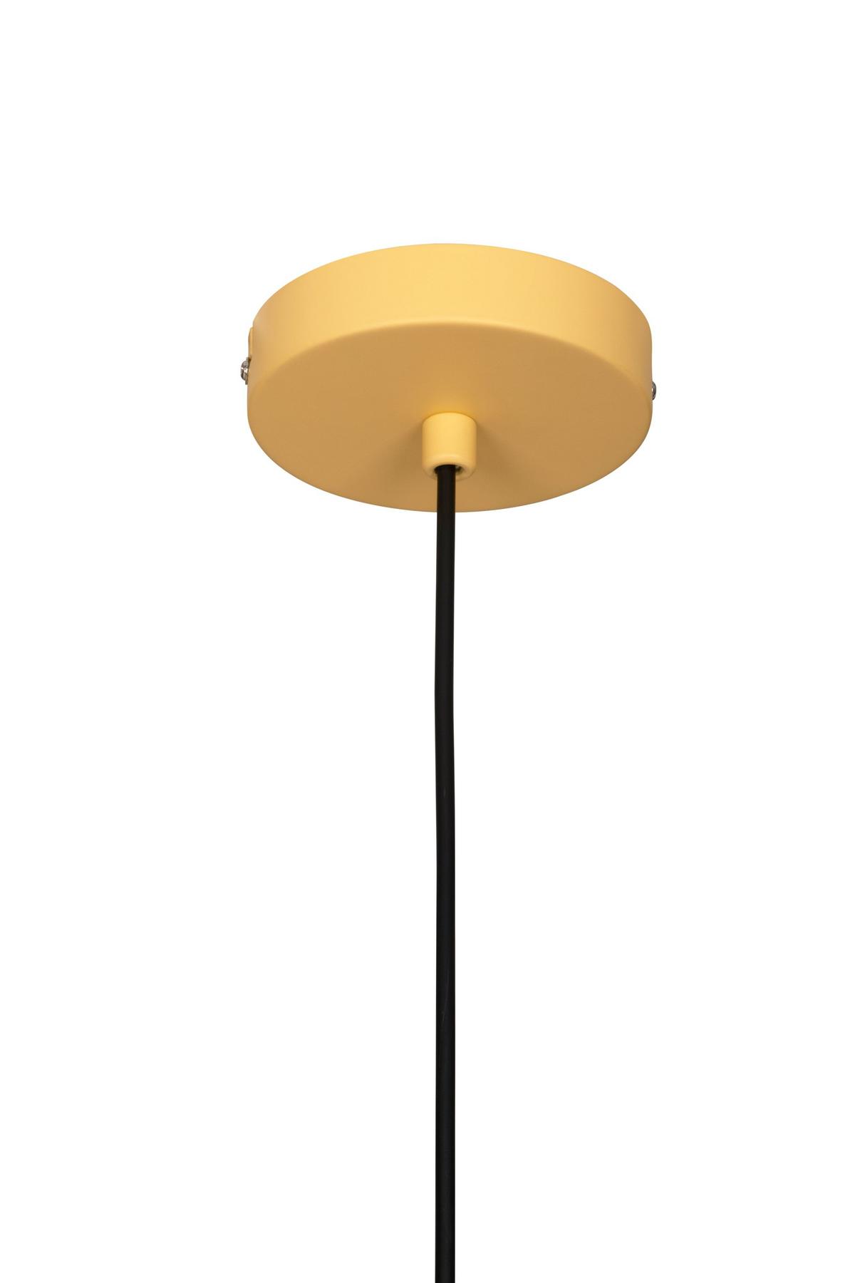 LAMPA WISZĄCA TAMPA *SBN* - żółty, Basics, metal (35/162cm) - Novel