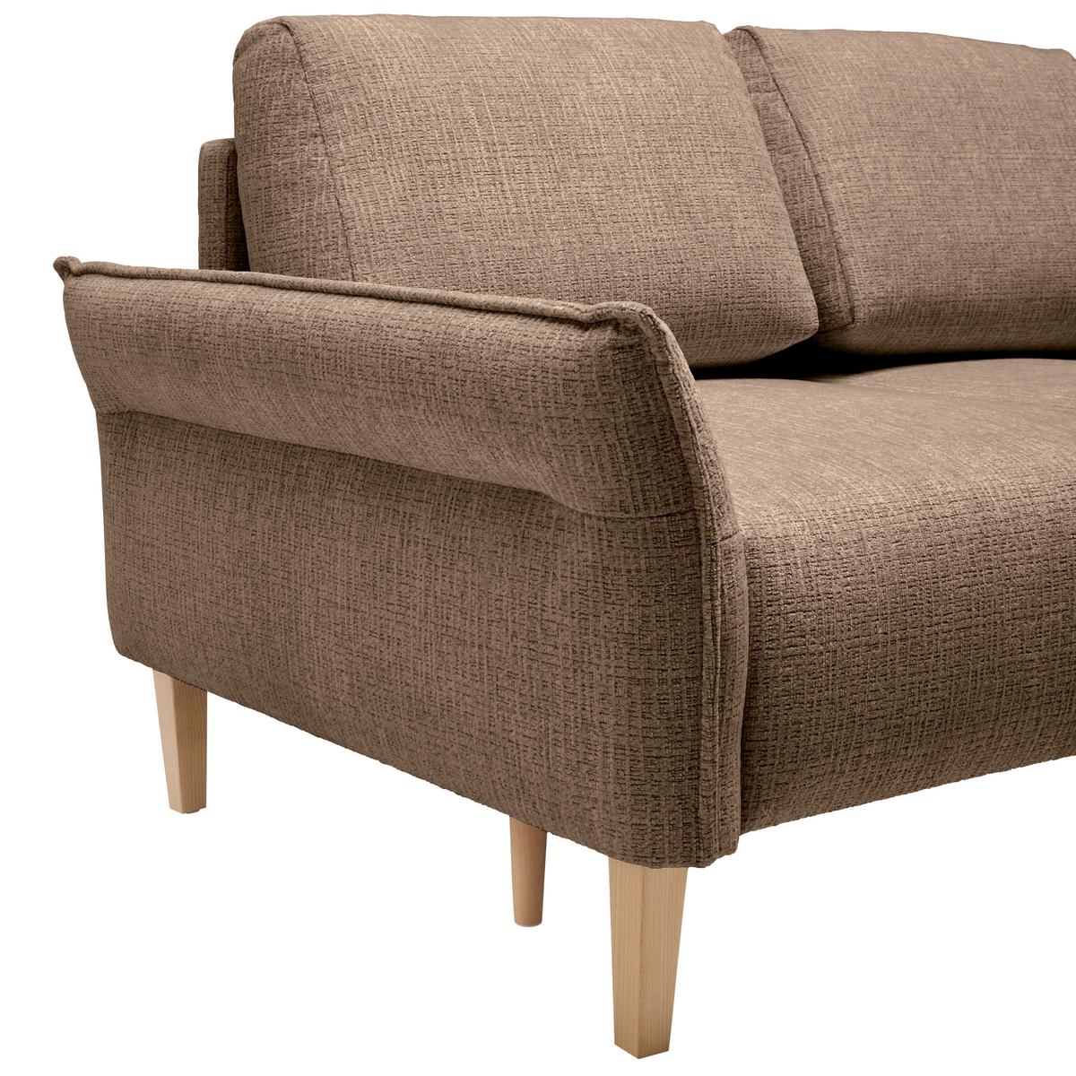 CANAPEA CU 2 LOCURI CUSTOM - maro/crem, Modern, textil (150/85/92cm) - Mömax