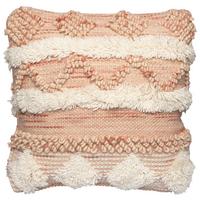 ZIERKISSEN BOHIST 225 - Creme/Rosa, Konventionell (45/45/15cm)