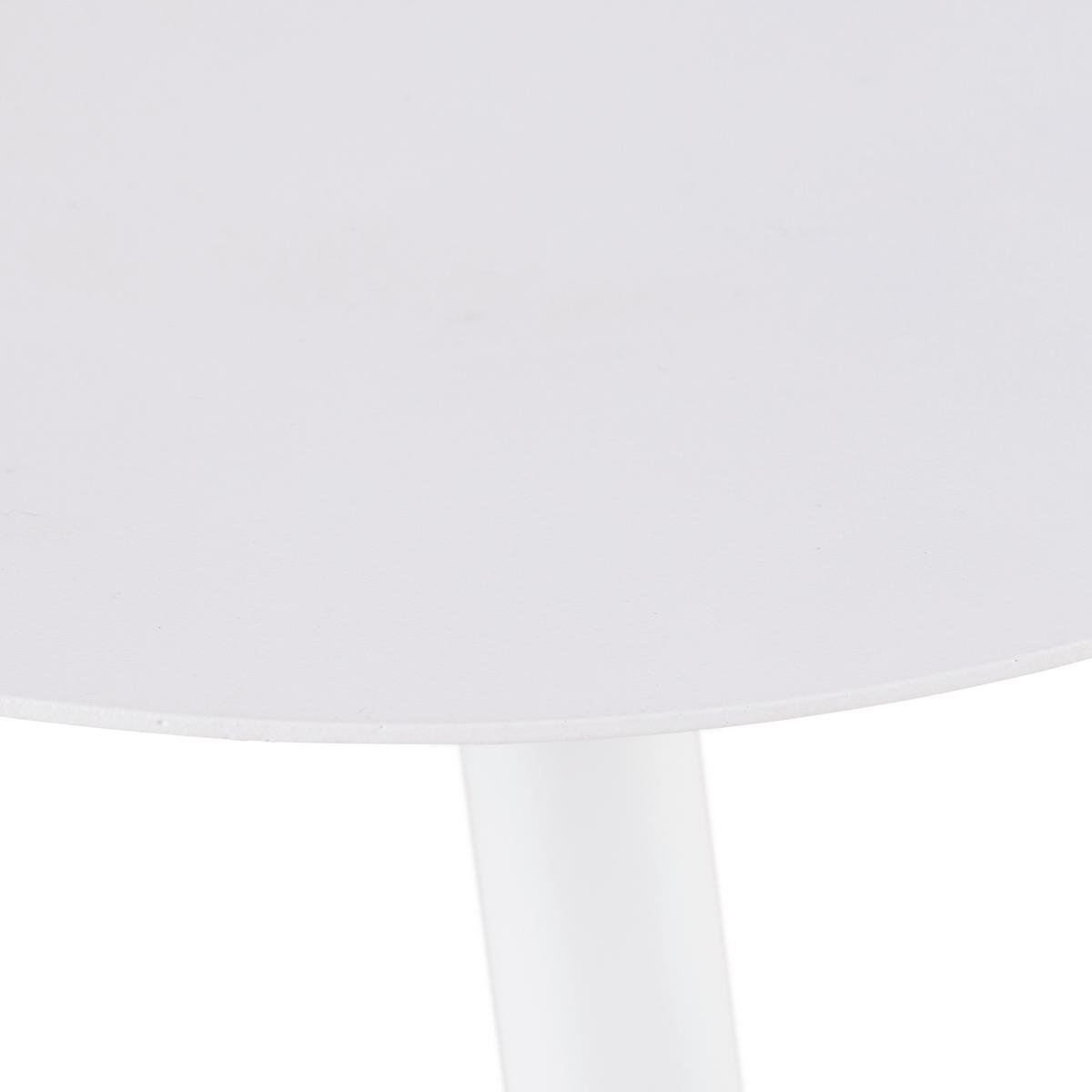 Dohányzóasztal Fine - fehér, Modern, fém (56/45,5/57,5cm) - Mömax