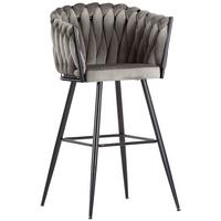 STOŁEK BAROWY WEAVY - antracytowy, Lifestyle (57/110/61cm) - Landscape