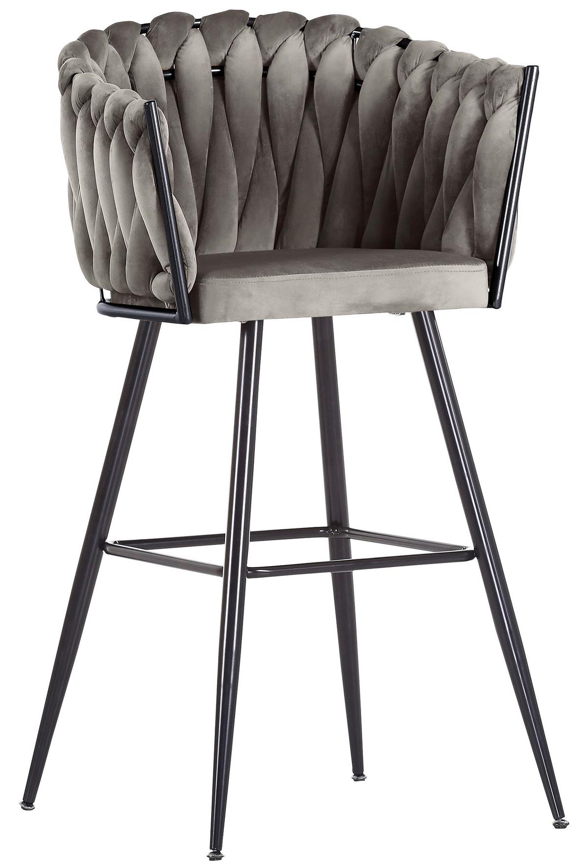 STOŁEK BAROWY WEAVY - antracytowy, Lifestyle (57/110/61cm) - Landscape