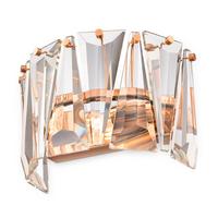 WANDLEUCHTE PUNTES - Goldfarben, Trend, Metall (15.3/16/25.6cm) - MAYTONI